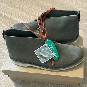 NIB Clarks Bushacre Olive Suede 3 Chukka Boot US 12 M Extra Wide 57967
